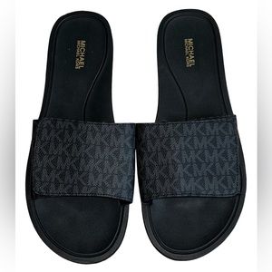 MK Michael Kors NWOT black slides women’s size 10